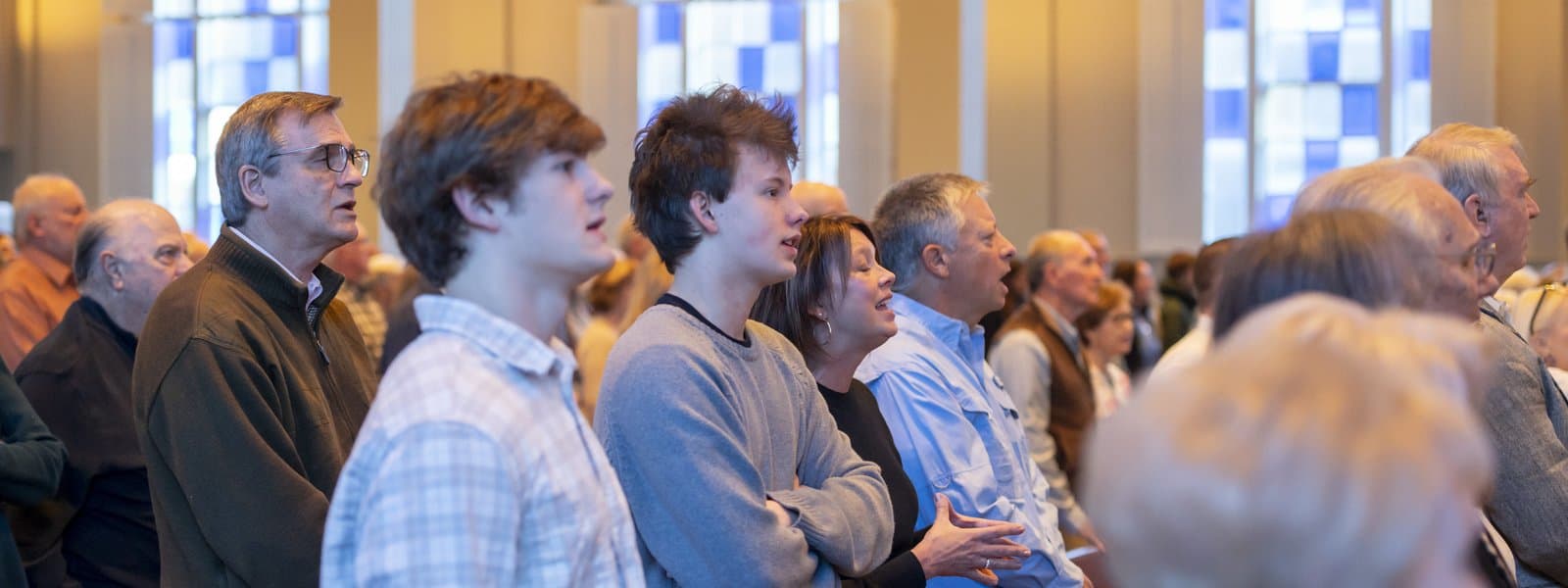 Brainerd Baptist congregation in worship
